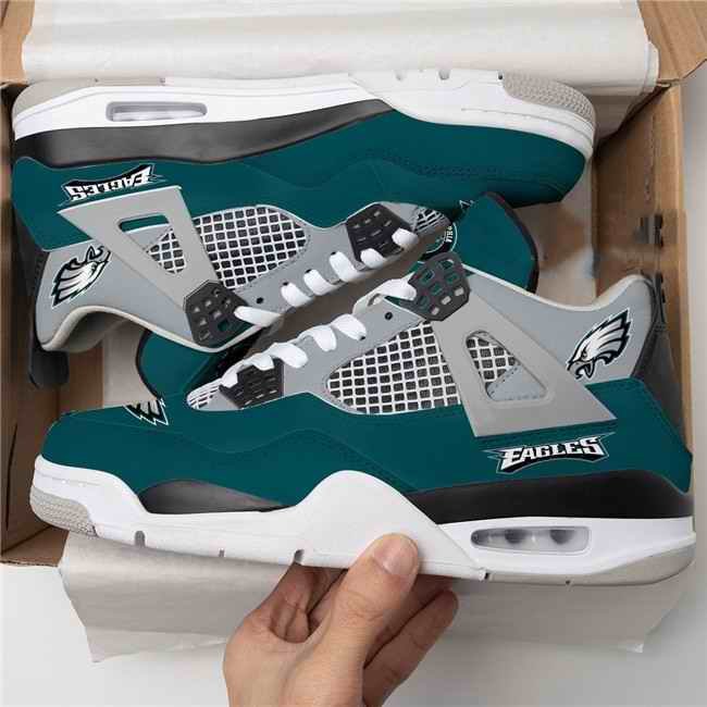 Men's Philadelphia Eagles Running weapon Air Jordan 4 Shoes 001