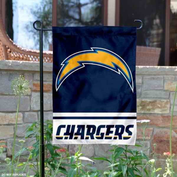 Los Angeles Chargers Double-Sided Garden Flag 001 (Pls check description for details)