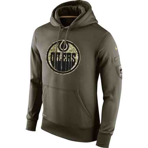 Men's Edmonton Oilers Nike Salute To Service NHL Hoodie