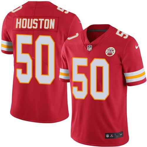 Men's Kansas City Chiefs #50 Justin Houston Red Vapor Untouchable Limited Stitched NFL Jersey