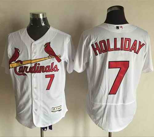 Cardinals #7 Matt Holliday White Flexbase Authentic Collection Stitched MLB Jersey