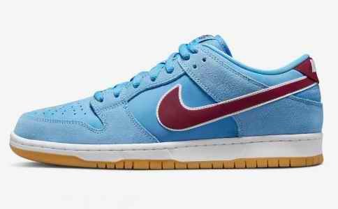 Men's Dunk Low Phillies Bubblegum University Blue Shoes 0219