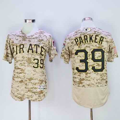 Pirates #39 Dave Parker Camo Flexbase Authentic Collection Stitched MLB Jersey