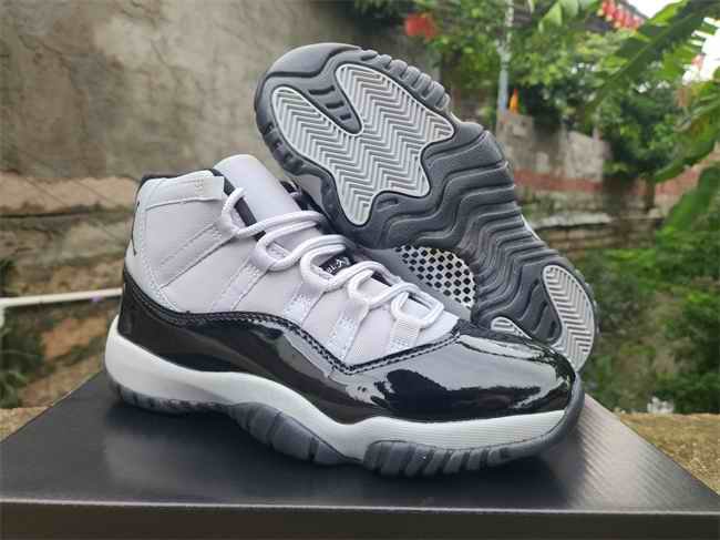 Men's Running weapon Air Jordan 11 White/Black Shoes 094