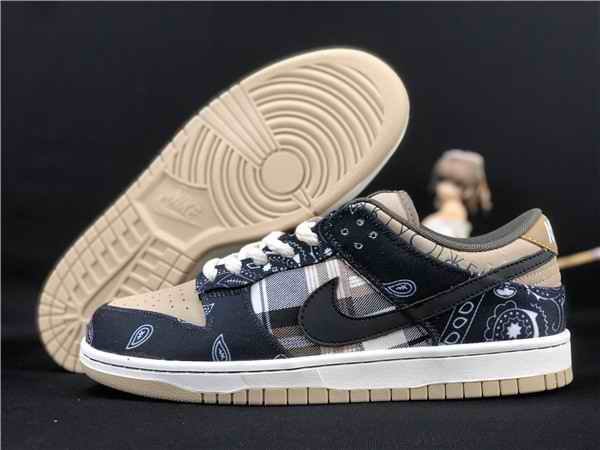 Women's Dunk Low SB Golden/Black Shoes 064