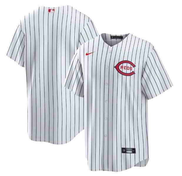 Men's Cincinnati Reds Blank 2022 White Field of Dreams Stitched Baseball Jersey