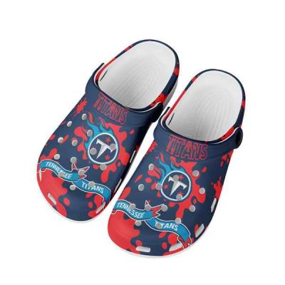 Men's Tennessee Titans Bayaband Clog Shoes 002