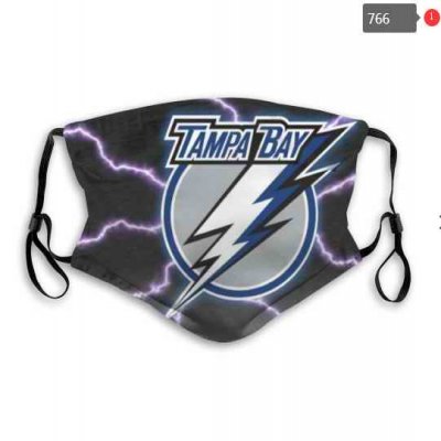 Tampa Bay Lightning Face Mask 001 Filter Pm2.5 (Pls check description for details)