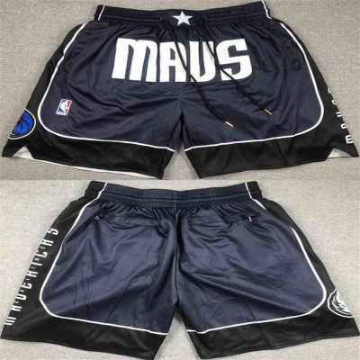 Men's Dallas Mavericks Navy Shorts (Run Small)