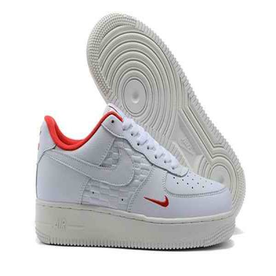 Women's Air Force 1 Low Top White Shoes 083