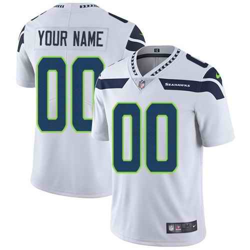 Youth Seattle Seahawks ACTIVE PLAYER Custom White Vapor Untouchable Limited Stitched Jersey