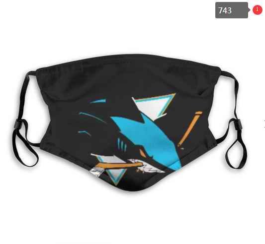 San Jose Sharks Face Mask 006 Filter Pm2.5 (Pls check description for details)