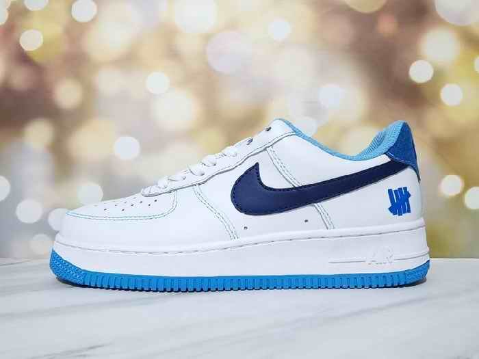 Men's Air Force 1 Low White/Blue Shoes 0208