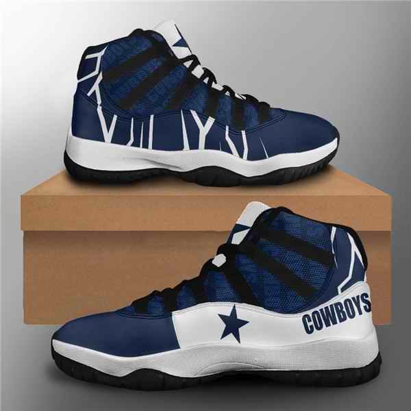 Men's Dallas Cowboys Air Jordan 11 Sneakers 001