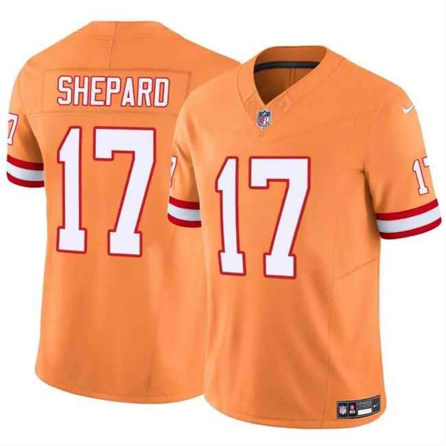 Men's Tampa Bay Buccaneers #17 Sterling Shepard Orange F.U.S.E. Throwback Limited Stitched Jersey