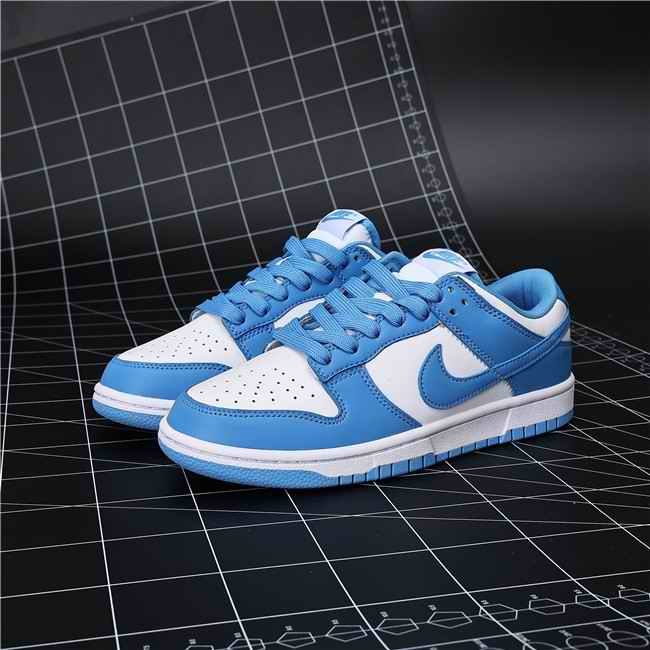 Men's Dunk Low Blue/White Shoes 0287