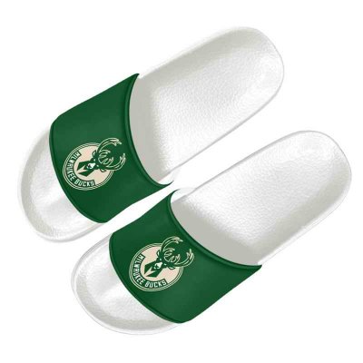 Women's Milwaukee Bucks Flip Flops 002