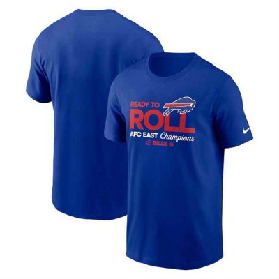 Men's Buffalo Bills Royal 2024 AFC East Division Champions Locker Room Trophy Collection T-Shirt