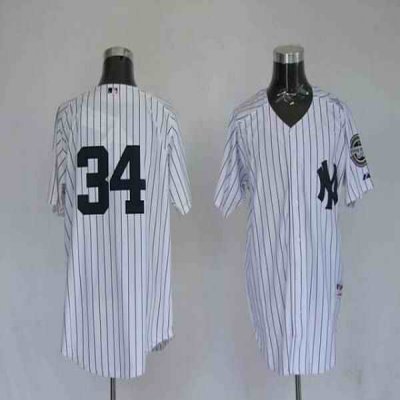 Yankees #34 Brian McCann White Stitched MLB Jersey