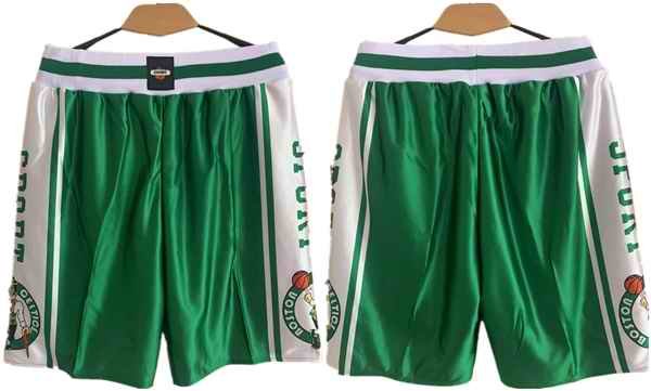 Men's Boston Celtics Green Shorts (Run Small)