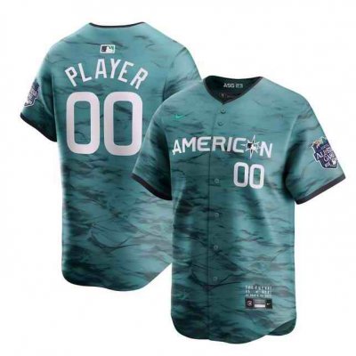 Youth ACTIVE PLAYER Custom Teal 2023 All-star Cool Base Stitched Baseball Jersey