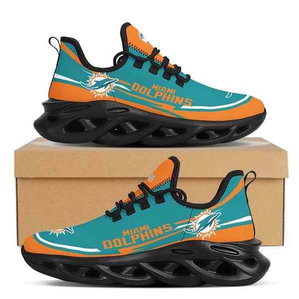 Men's Miami Dolphins Flex Control Sneakers 005