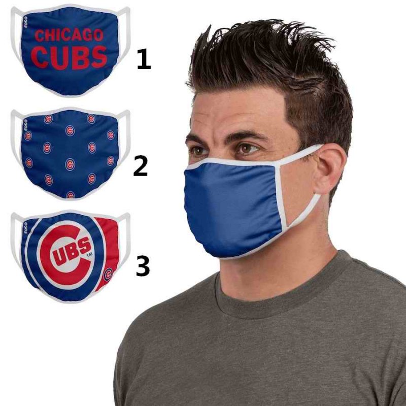 Chicago Cubs Sports Face Mask 001 Filter Pm2.5 (Pls check description for details)