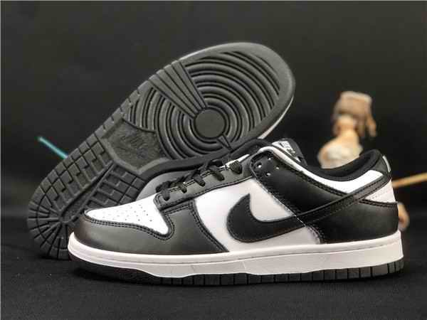 Men's Dunk Low SB Black/White Shoes 0110