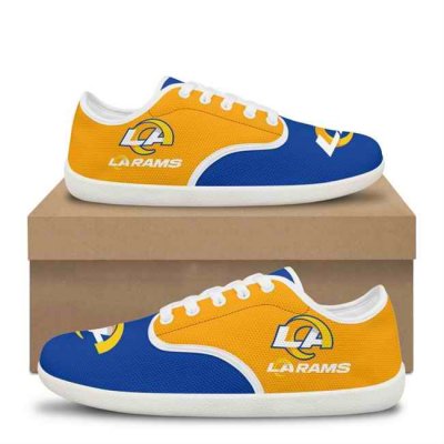 Women's Los Angeles Rams Low Top Sneakers/Shoes 001(Pls check description for details)