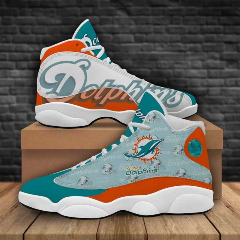 Women's Miami Dolphins Limited Edition JD13 Sneakers 004