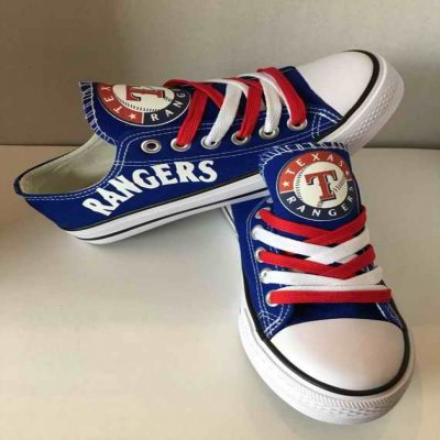 Women's Texas Rangers Repeat Print Low Top Sneakers