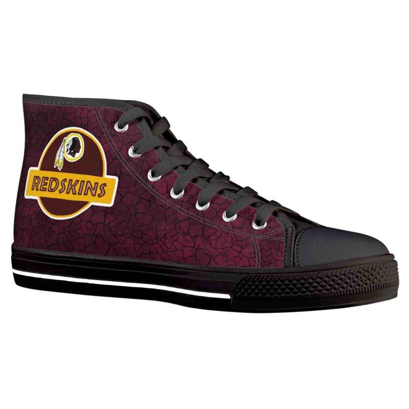 Men's Washington Redskins High Top Canvas Sneakers 002