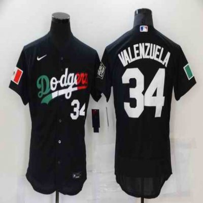 Toddler Los Angeles Dodgers Active Player Custom Black Cool Base Stitched Baseball Jersey