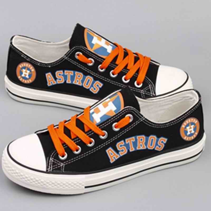 Women's Houston Astros Repeat Print Low Top Sneakers 001