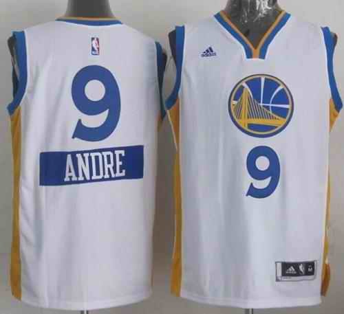 Warriors #9 Andre Iguodala White 2014-15 Christmas Day Stitched NBA Jersey