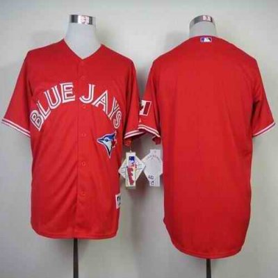 Youth Toronto Blue Jays Red Blank Stitched MLB Jersey