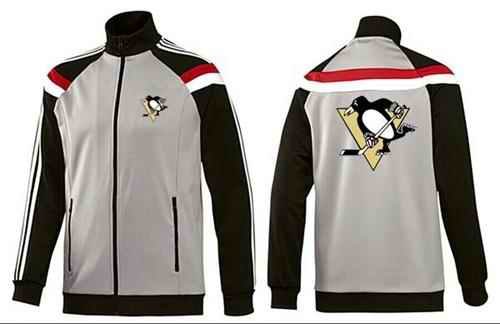 NHL Pittsburgh Penguins Zip Jackets Grey