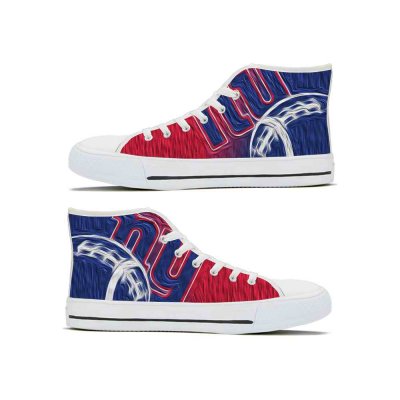 Men's New York Giants High Top Canvas Sneakers 002