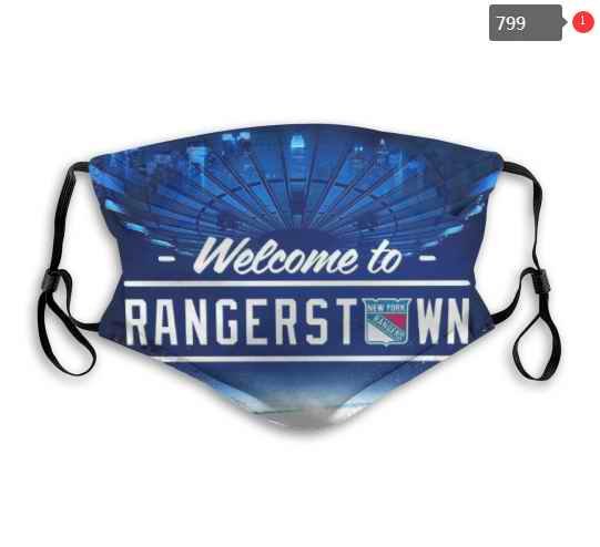 New York Rangers Face Mask 006 Filter Pm2.5 (Pls check description for details)