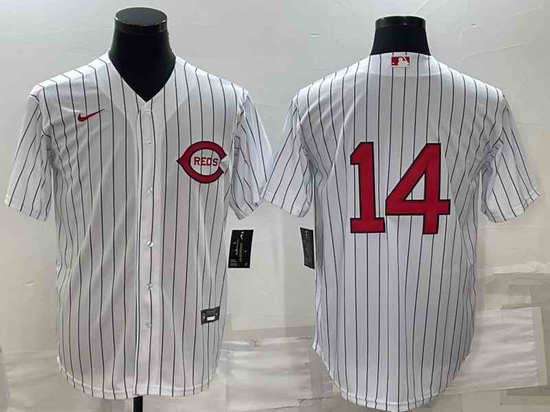 Men's Cincinnati Reds #14 Pete Rose 2022 White Field of Dreams Stitched Baseball Jersey