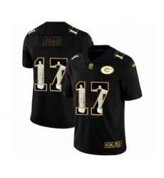 Men's Green Bay Packers #17 Davante Adams Black Jesus Faith Edition Limited Stitched Jersey