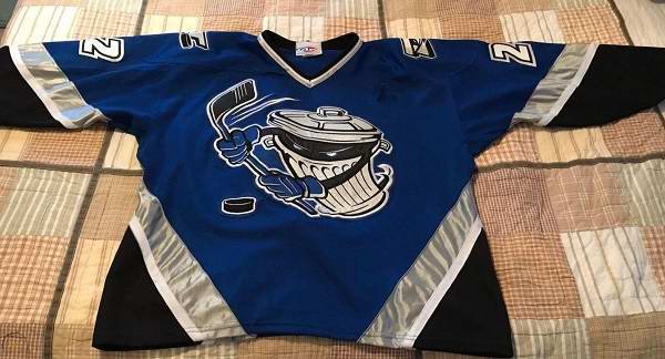 Men's Danbury Trashers Custom Stitched Jersey