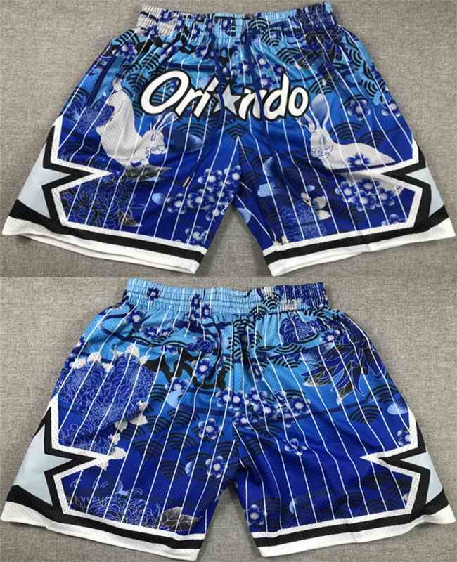 Men's Orlando Magic Blue Shorts(Run Small)