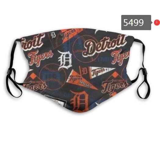 Detroit Tigers Face Mask 005 Filter Pm2.5 (Pls check description for details)