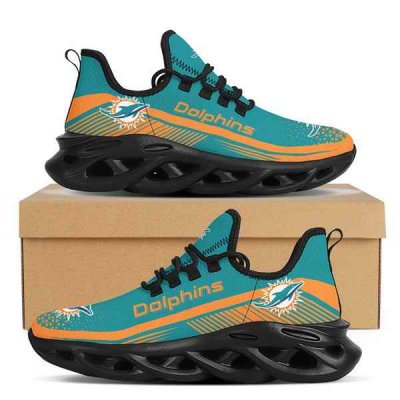 Men's Miami Dolphins Flex Control Sneakers 007