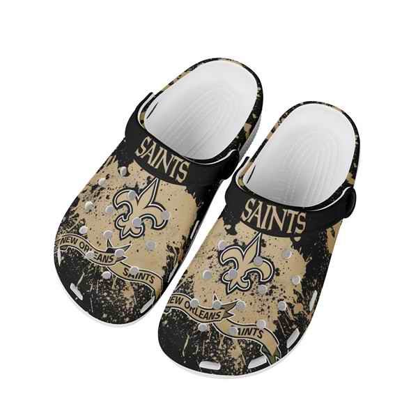 Women's New Orleans Saints Bayaband Clog Shoes 003