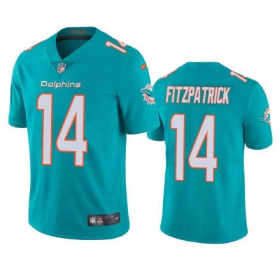 Men's Miami Dolphins #14 Ryan Fitzpatrick 2019 Aqua Vapor UntouchableStitched NFL Jersey