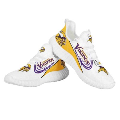 Men's Minnesota Vikings Mesh Knit Sneakers/Shoes 009