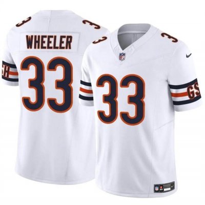 Youth Chicago Bears #33 Ian Wheeler White 2023 F.U.S.E. Vapor Stitched Football Jersey