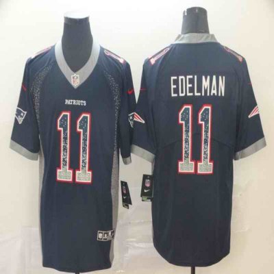 Men's New England Patriots #11 Julian Edelman Color Rush Limited Stitched NFL Jersey